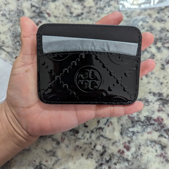 Tory Burch Black Card Holder - Picture 2 of 4